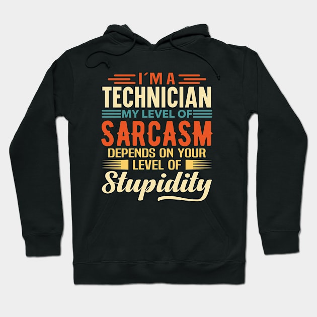 I'm A Technician Hoodie by Stay Weird